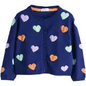 Next Cárdigan navy / menta / naranja