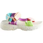 Next Sandalias azul oscuro / verde neón / lila / offwhite