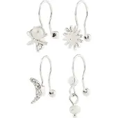 Pilgrim Pendientes ' Evon ' plata