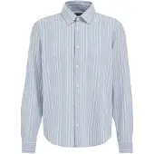 We fashion Camisa azul claro / blanco