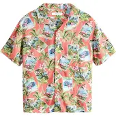Next Camisa azul claro / verde / frambuesa / rosa claro