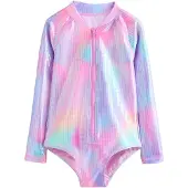 Next Traje de baño aqua / amarillo / lavanda / rosa claro