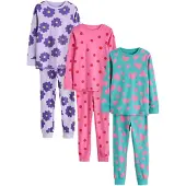 Next Pijama esmeralda / lavanda / lila oscuro / rosa