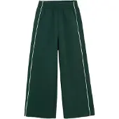 Cool Club Pantalón verde oscuro / blanco