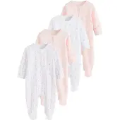 Next Pijama verde / rosa / rosé / blanco