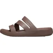 Crocs - Women's Getaway Strappy - Sandalias size W8, marrón
