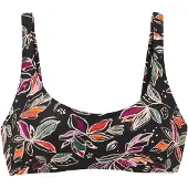 Buffalo Top de bikini beige claro / lavanda / naranja / negro