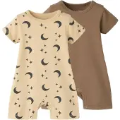 TWO SOON Pijama caramelo / antracita / piedra