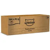 Whiskas Festín En Gelatina De Ave Para Gatos 120x85g