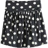 Next Falda negro / blanco