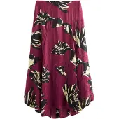Next Falda beige / borgoña / negro