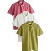 Next Camiseta kiwi / rosa oscuro / blanco