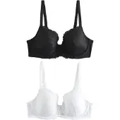 Next Sujetador negro / blanco