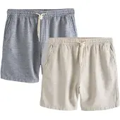 Next Pantalón beige moteado / azul moteado