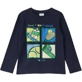 s.Oliver Camiseta navy / azul oscuro / verde / verde claro