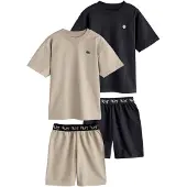 Next Pijama beige / negro / blanco