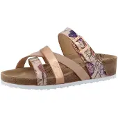 Mustang Zapatos abiertos verde / lila / magenta / rosé
