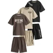 Next Pijama chocolate / taupe / negro / blanco
