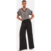 Lipsy Blusa negro / blanco