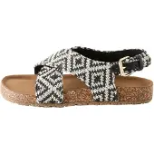 Next Sandalias negro / blanco
