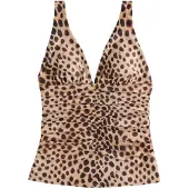 Next Tankini beige / marrón / marrón oscuro