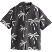 Next Camisa gris claro / negro