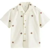 Next Camisa ecru / marrón
