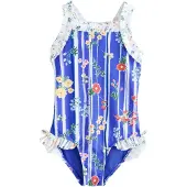 Next Traje de baño azul / amarillo / verde / blanco