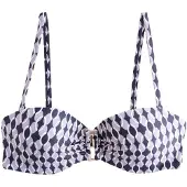 Next Top de bikini navy / lila / blanco