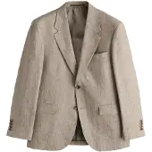 Next Chaqueta saco beige moteado