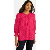 Love & roses Blusa frambuesa / rosa oscuro