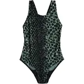 Next Traje de baño verde / negro
