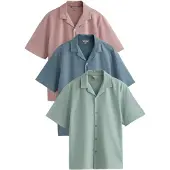 Next Camisa zafiro / menta / altrosa