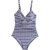 Next Bañador moldeador navy / lila claro / blanco