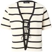 Estelou Cárdigan beige / negro