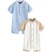 Ted Baker Pijama entero/body beige / azul claro / blanco