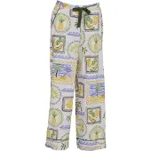 Cyberjammies Pantalón de pijama 'Cora' azul / amarillo / verde / blanco