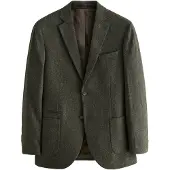 Next Chaqueta saco caqui / verde oscuro