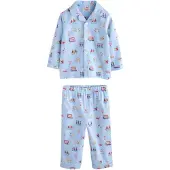 Next Pijama beige / azul claro / rosa / rojo