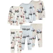 Next Pijama piel / ecru / azul claro / negro