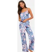 Lipsy Pijama azul / ópalo / rosa