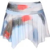 Mymo Falda 'Young Fashion' ecru / azul claro / gris oscuro / rojo