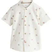Next Camisa beige / ecru