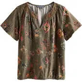 Next Blusa navy / moca / caqui / naranja
