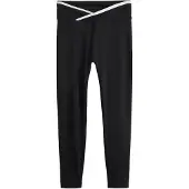 Lipsy Leggings negro / blanco