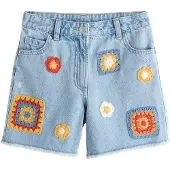 Next Vaquero azul denim / amarillo / naranja / blanco