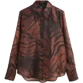 Next Blusa marrón / negro