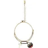 IZIA Pulsera oro / rojo / negro