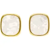 Usha WHITE LABEL Pendientes oro / blanco perla