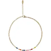 IZIA Pulsera azul / oro / naranja / rosé
